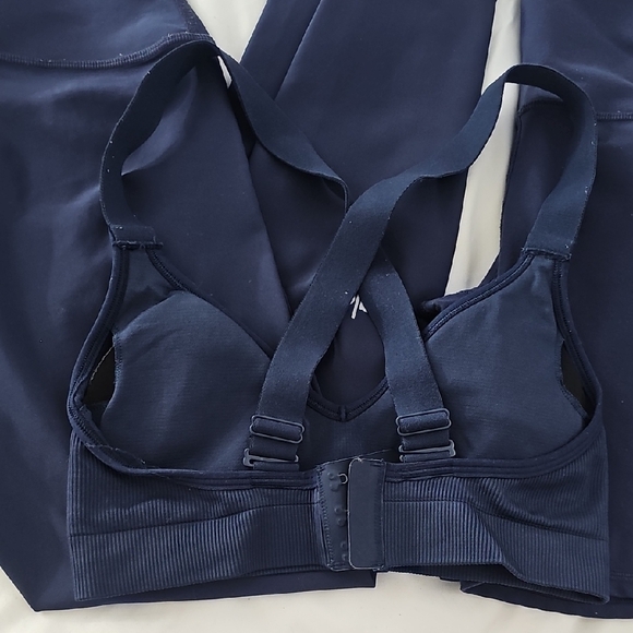 ALO Yoga Blue Sports Bra Sm Shorts Xs Leggings Xs - Picture 2 of 2